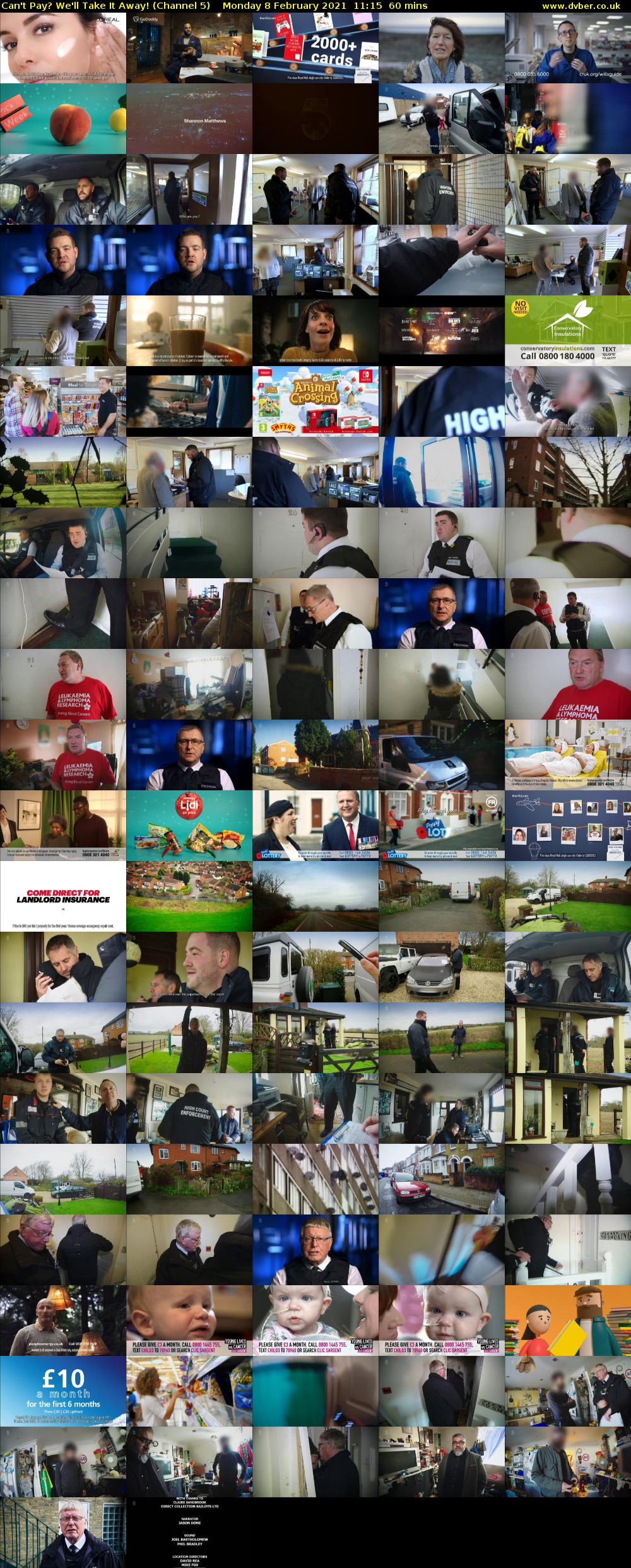 Can't Pay? We'll Take It Away! (Channel 5) Monday 8 February 2021 11:15 - 12:15