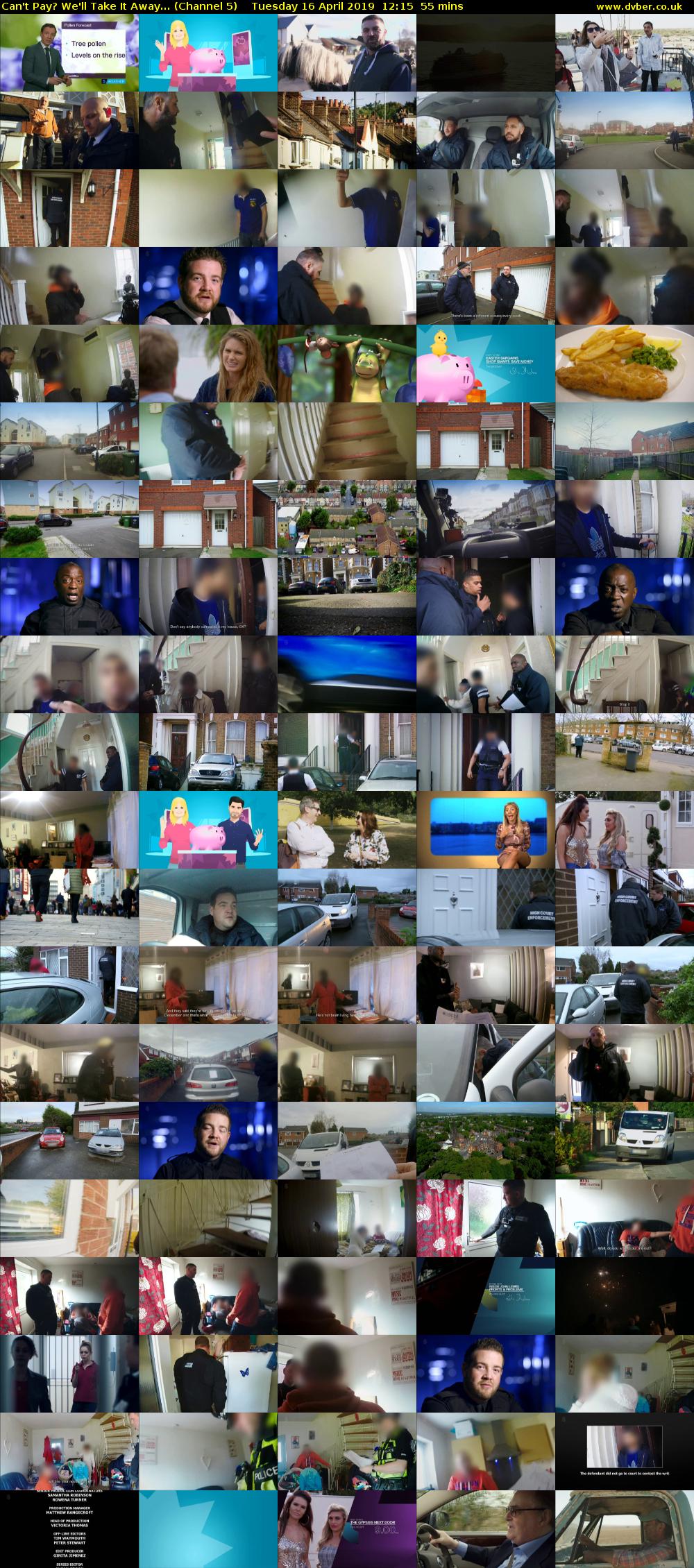 Can't Pay? We'll Take It Away... (Channel 5) Tuesday 16 April 2019 12:15 - 13:10