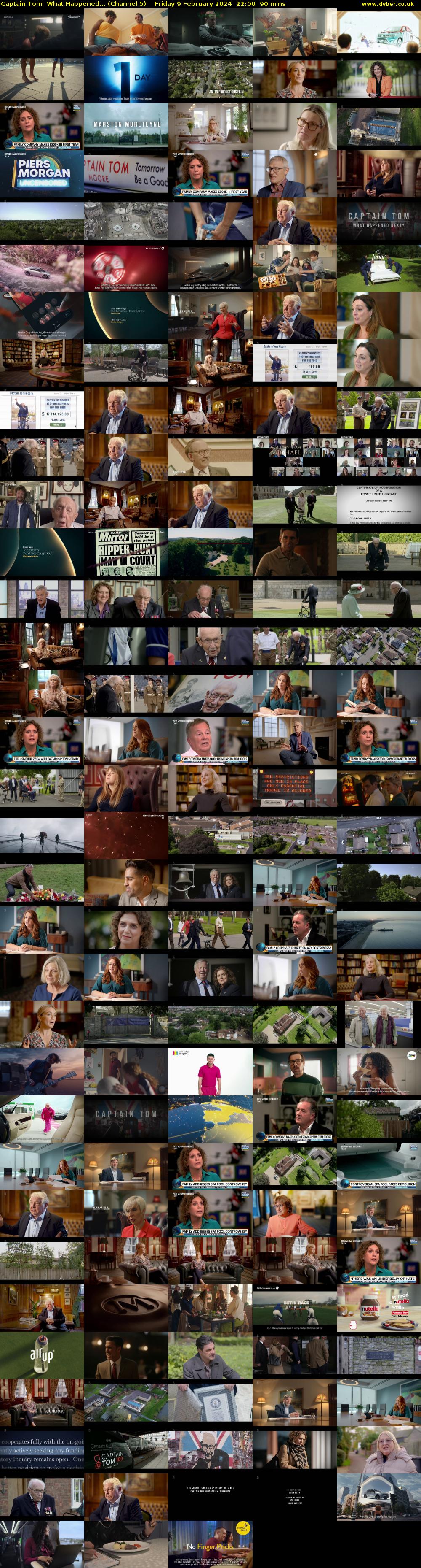 Captain Tom: What Happened... (Channel 5) Friday 9 February 2024 22:00 - 23:30