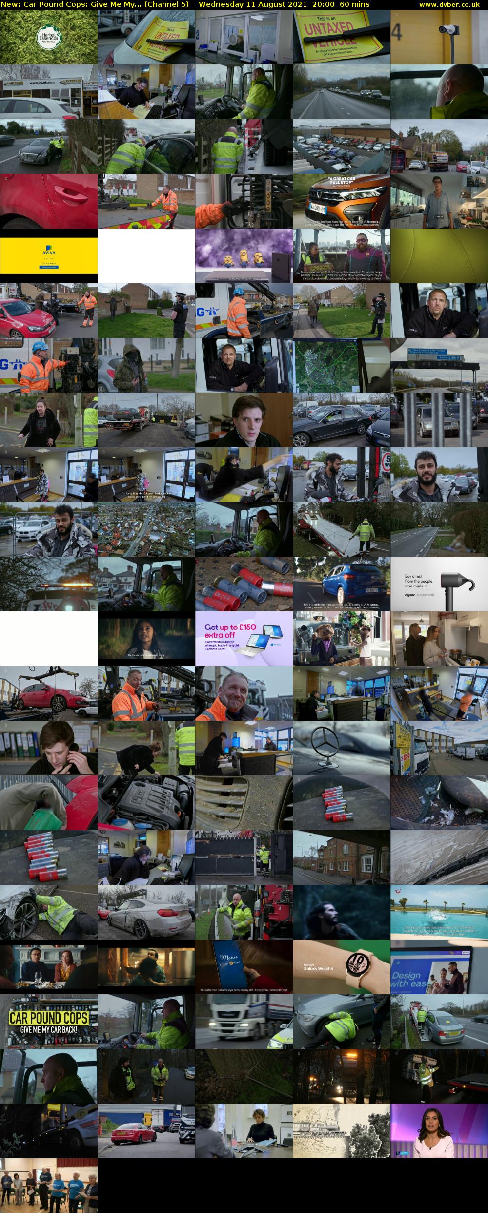 Car Pound Cops: Give Me My... (Channel 5) Wednesday 11 August 2021 20:00 - 21:00