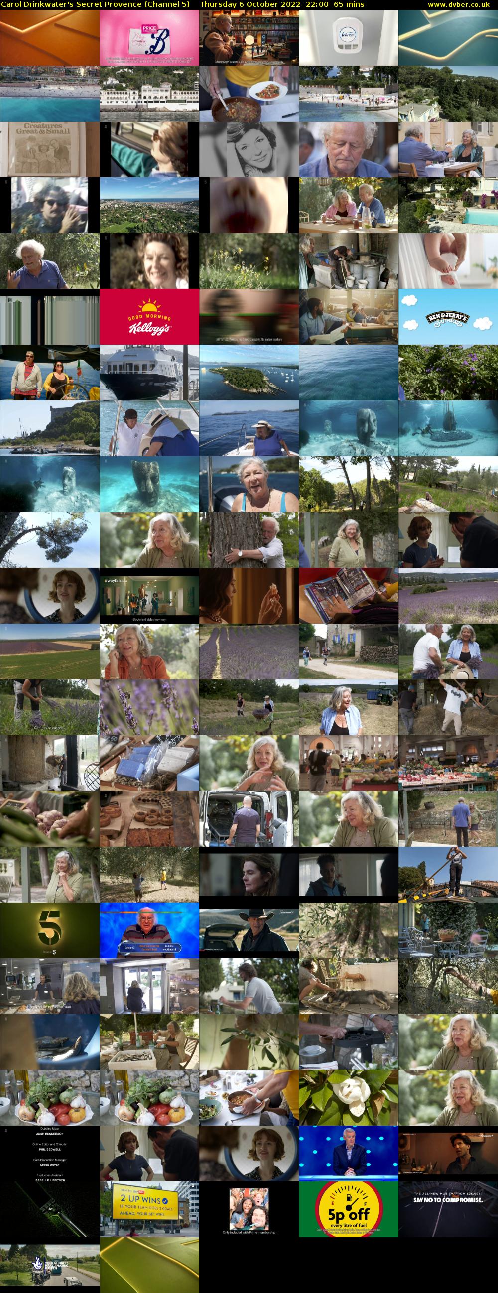 Carol Drinkwater's Secret Provence (Channel 5) Thursday 6 October 2022 22:00 - 23:05