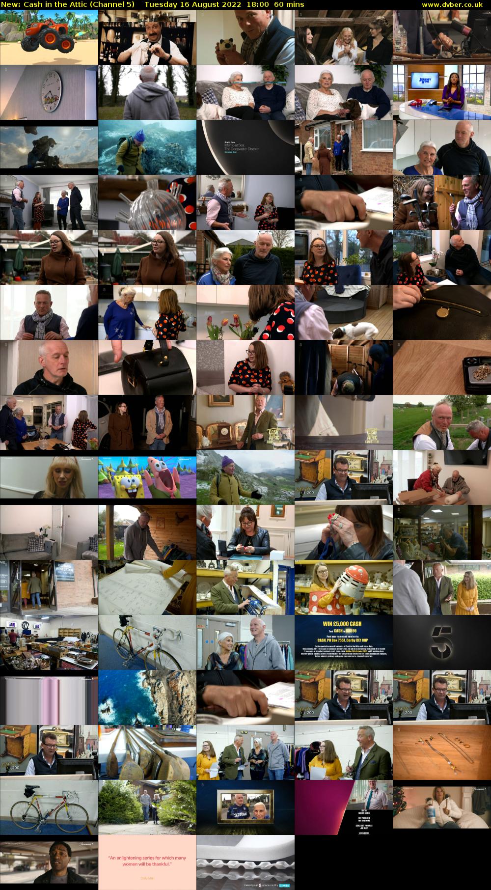 Cash in the Attic (Channel 5) Tuesday 16 August 2022 18:00 - 19:00