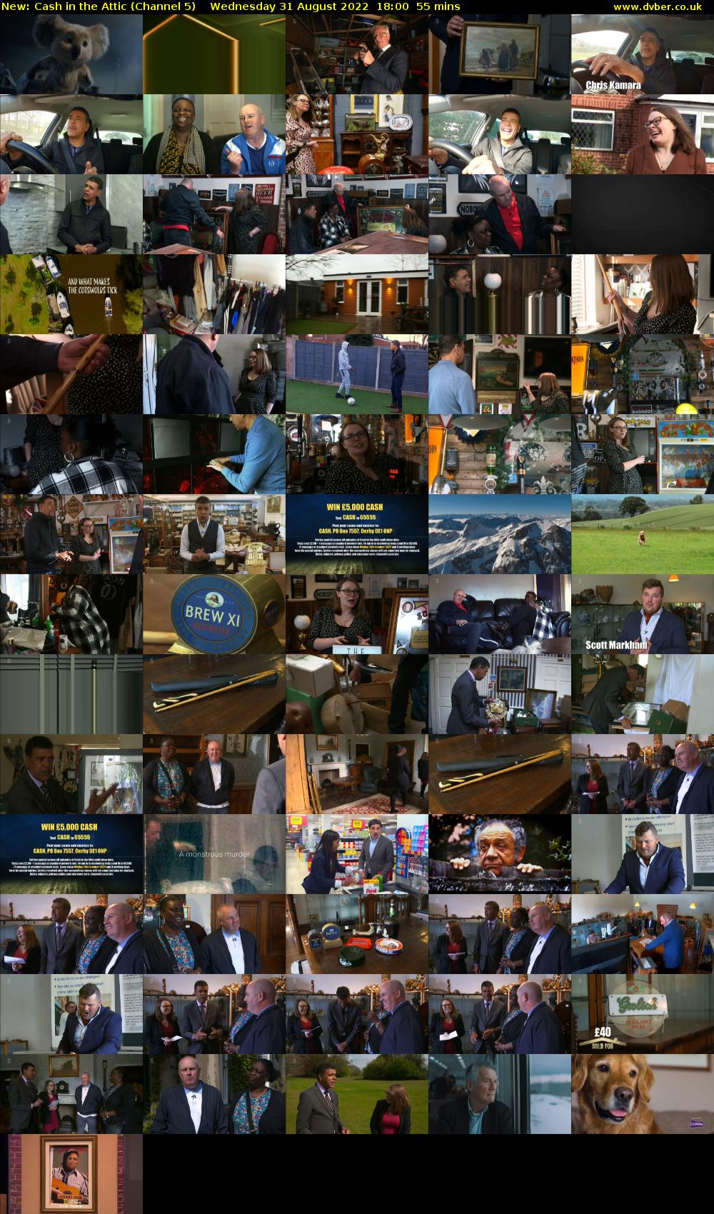 Cash in the Attic (Channel 5) Wednesday 31 August 2022 18:00 - 18:55