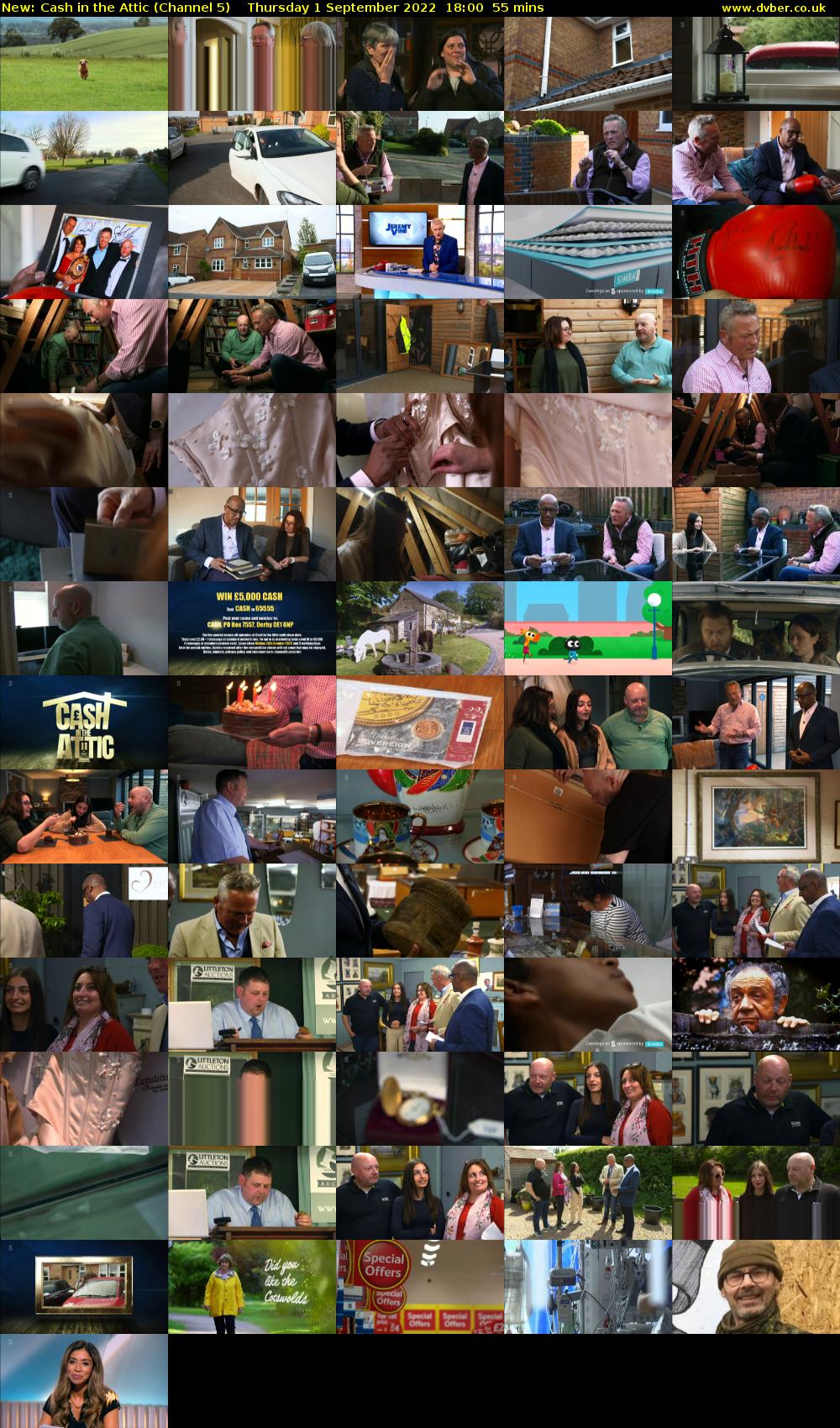 Cash in the Attic (Channel 5) Thursday 1 September 2022 18:00 - 18:55