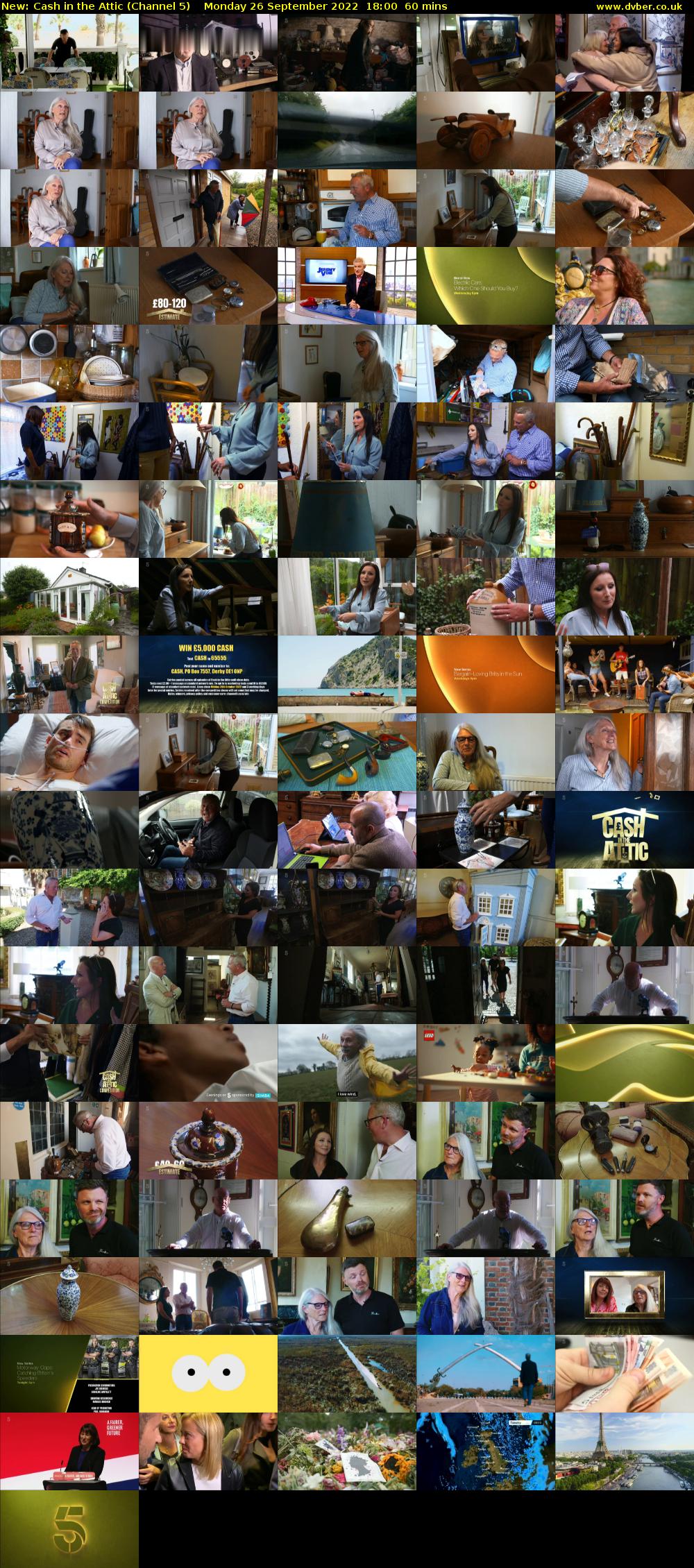 Cash in the Attic (Channel 5) Monday 26 September 2022 18:00 - 19:00