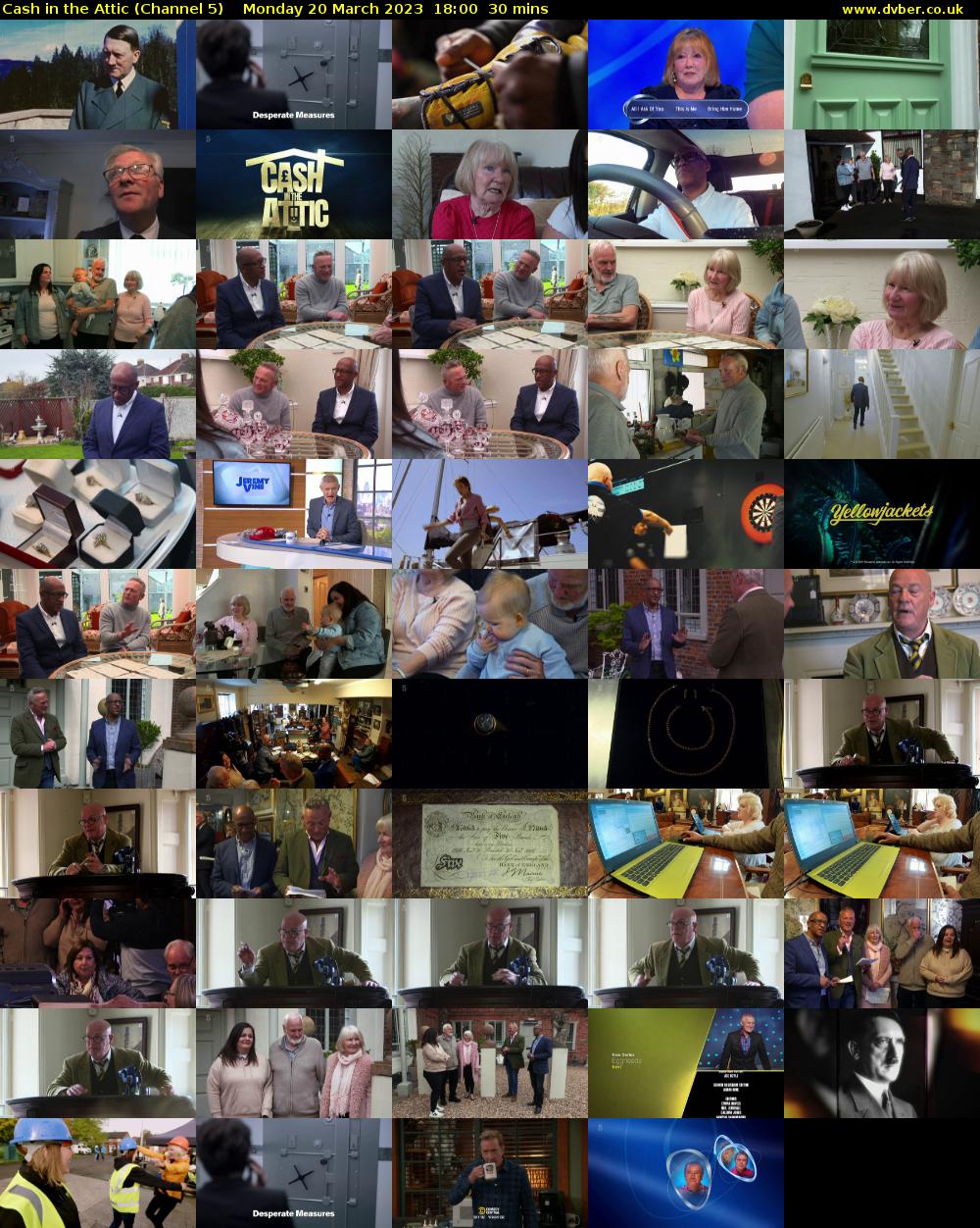 Cash in the Attic (Channel 5) Monday 20 March 2023 18:00 - 18:30
