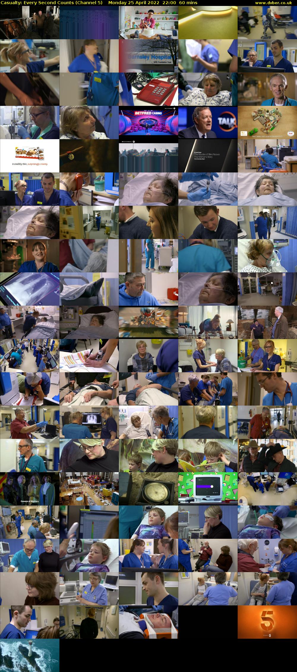 Casualty: Every Second Counts (Channel 5) Monday 25 April 2022 22:00 - 23:00