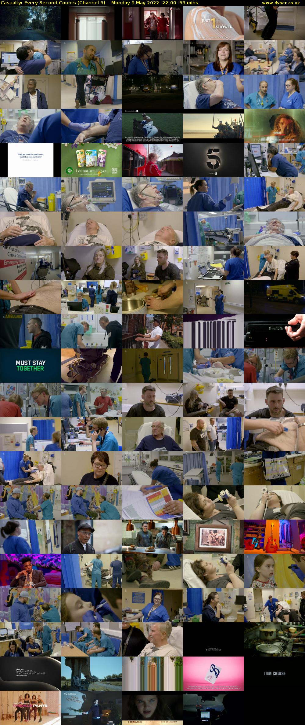 Casualty: Every Second Counts (Channel 5) Monday 9 May 2022 22:00 - 23:05
