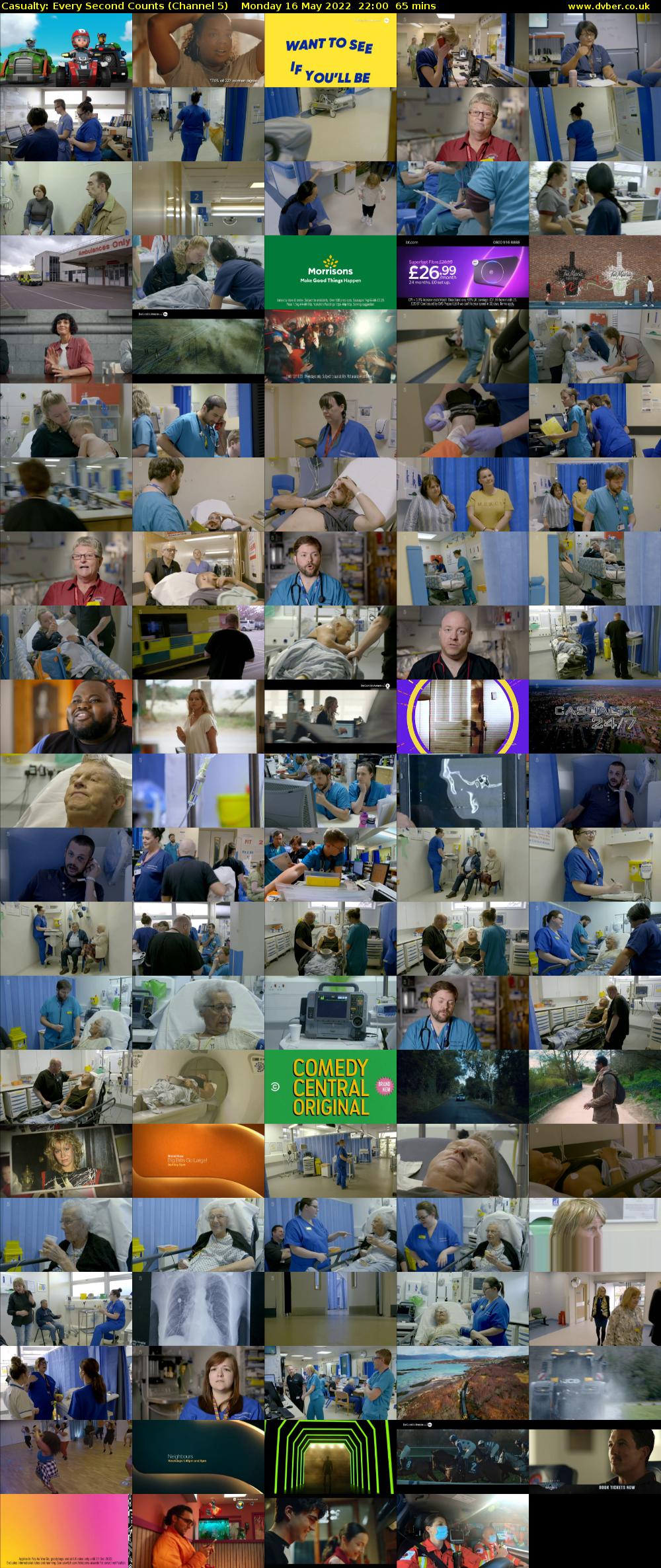 Casualty: Every Second Counts (Channel 5) Monday 16 May 2022 22:00 - 23:05
