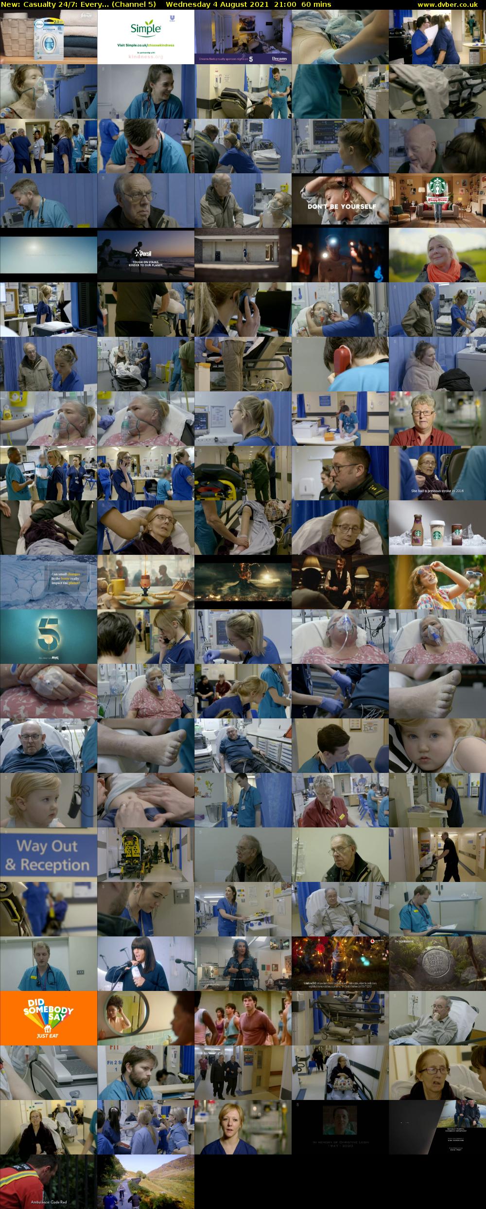 Casualty 24/7: Every... (Channel 5) Wednesday 4 August 2021 21:00 - 22:00