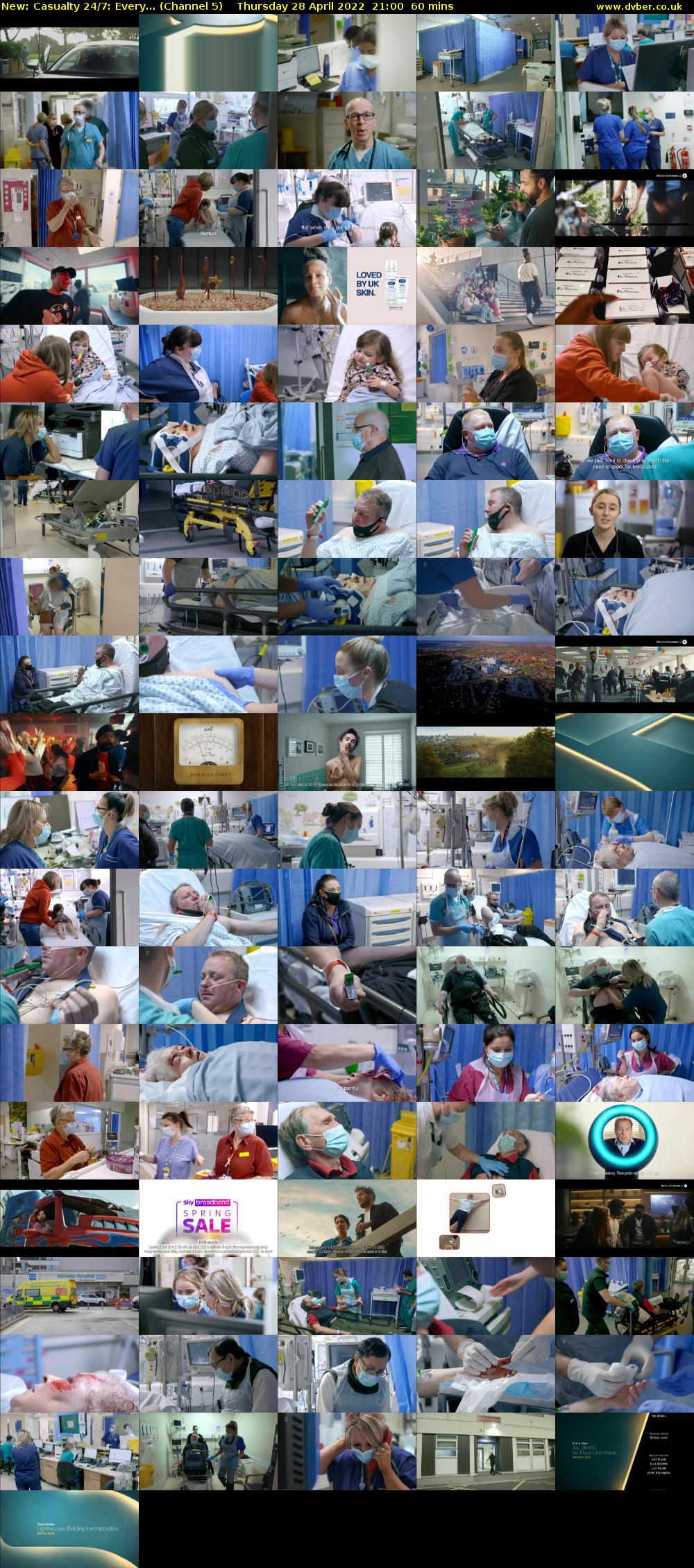 Casualty 24/7: Every... (Channel 5) Thursday 28 April 2022 21:00 - 22:00