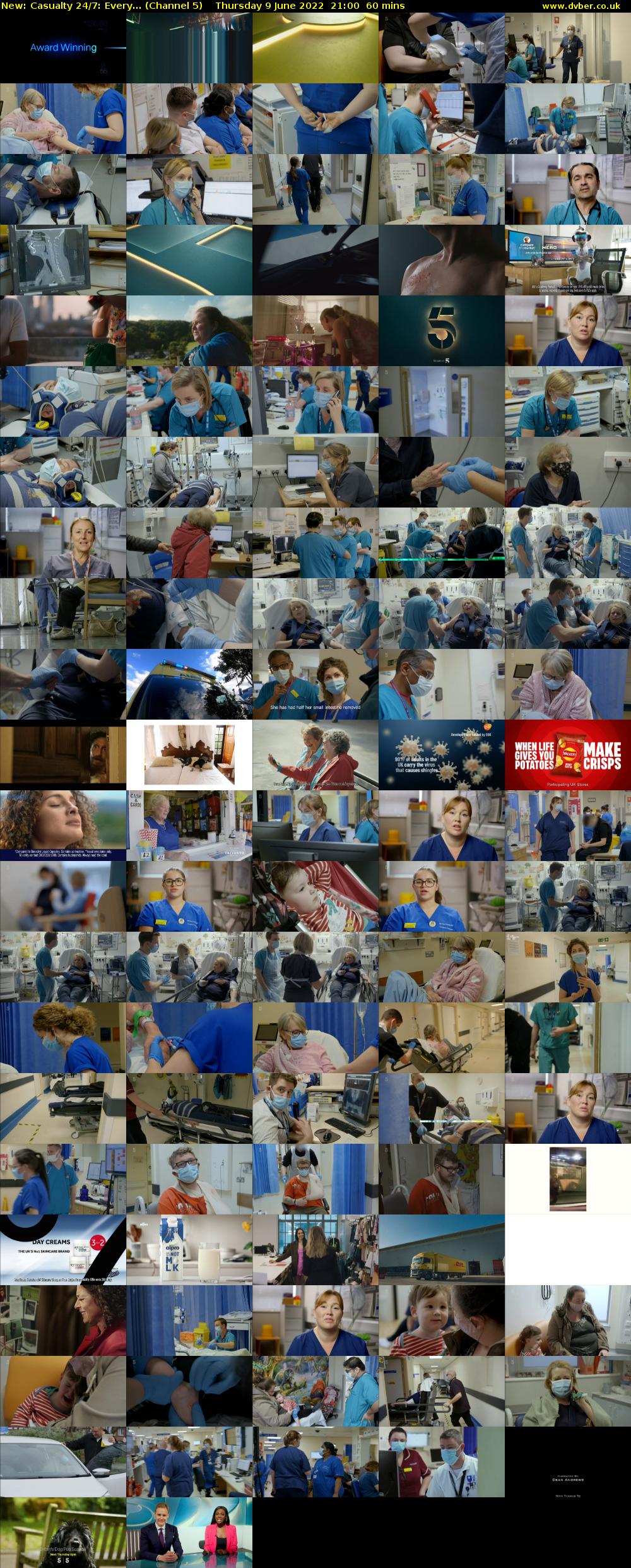Casualty 24/7: Every... (Channel 5) Thursday 9 June 2022 21:00 - 22:00