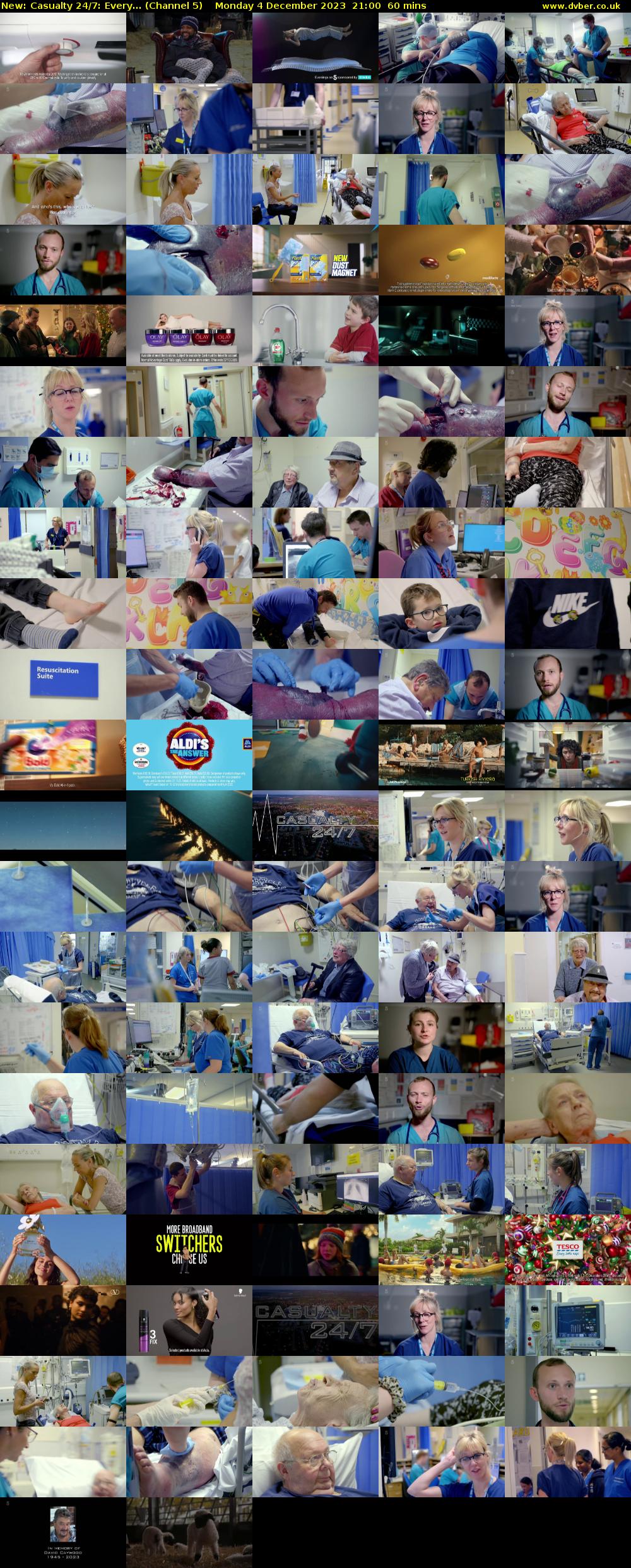 Casualty 24/7: Every... (Channel 5) Monday 4 December 2023 21:00 - 22:00