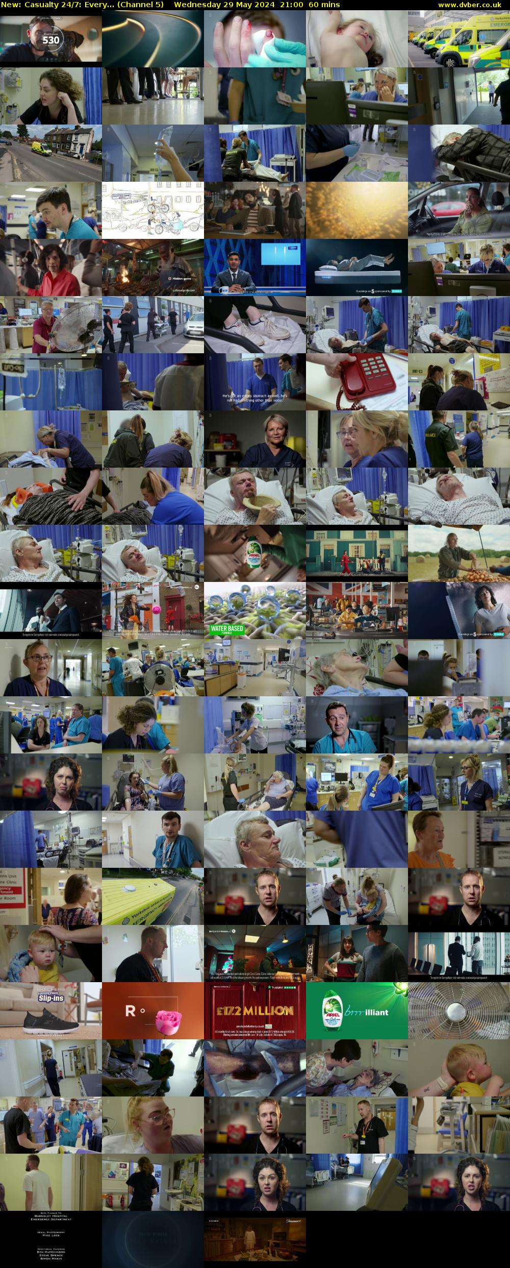 Casualty 24/7: Every... (Channel 5) Wednesday 29 May 2024 21:00 - 22:00