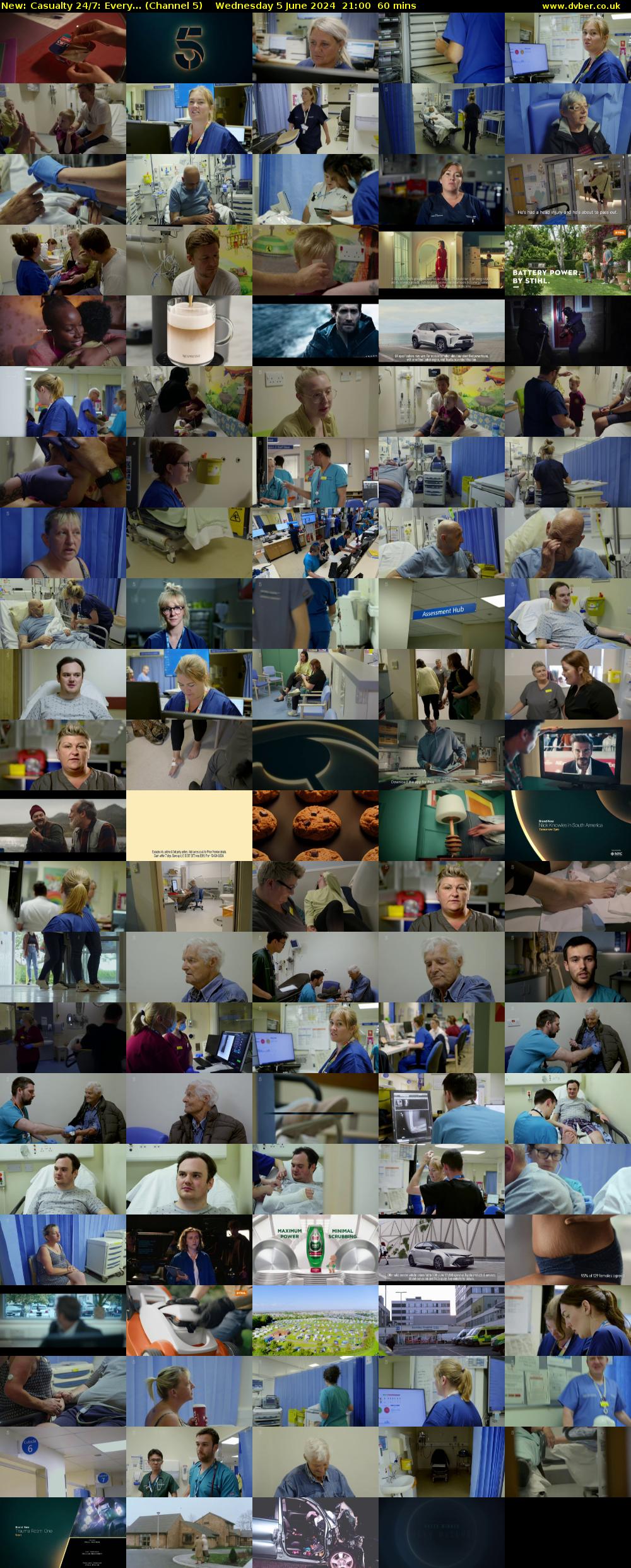Casualty 24/7: Every... (Channel 5) Wednesday 5 June 2024 21:00 - 22:00