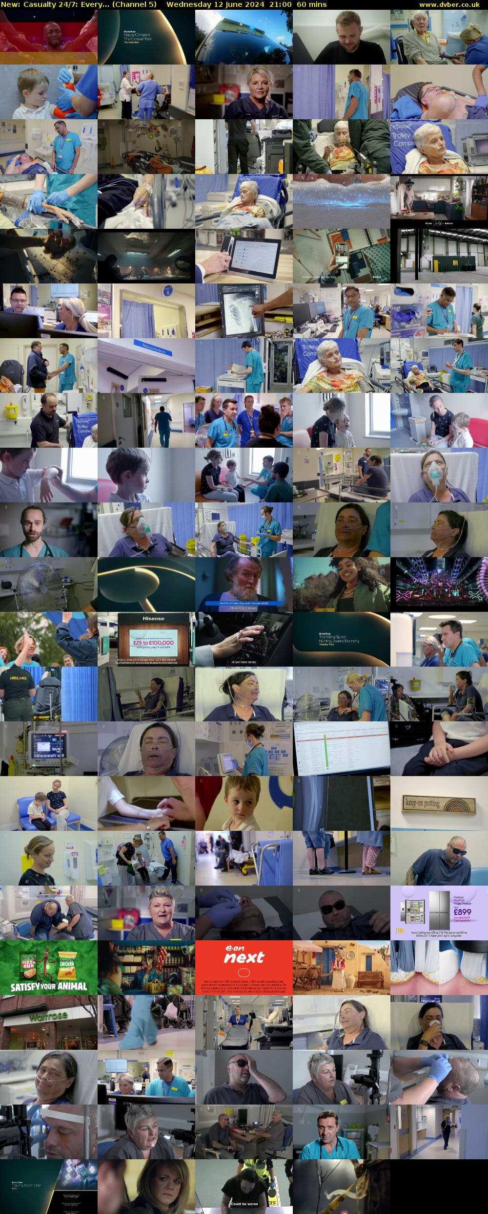 Casualty 24/7: Every... (Channel 5) Wednesday 12 June 2024 21:00 - 22:00