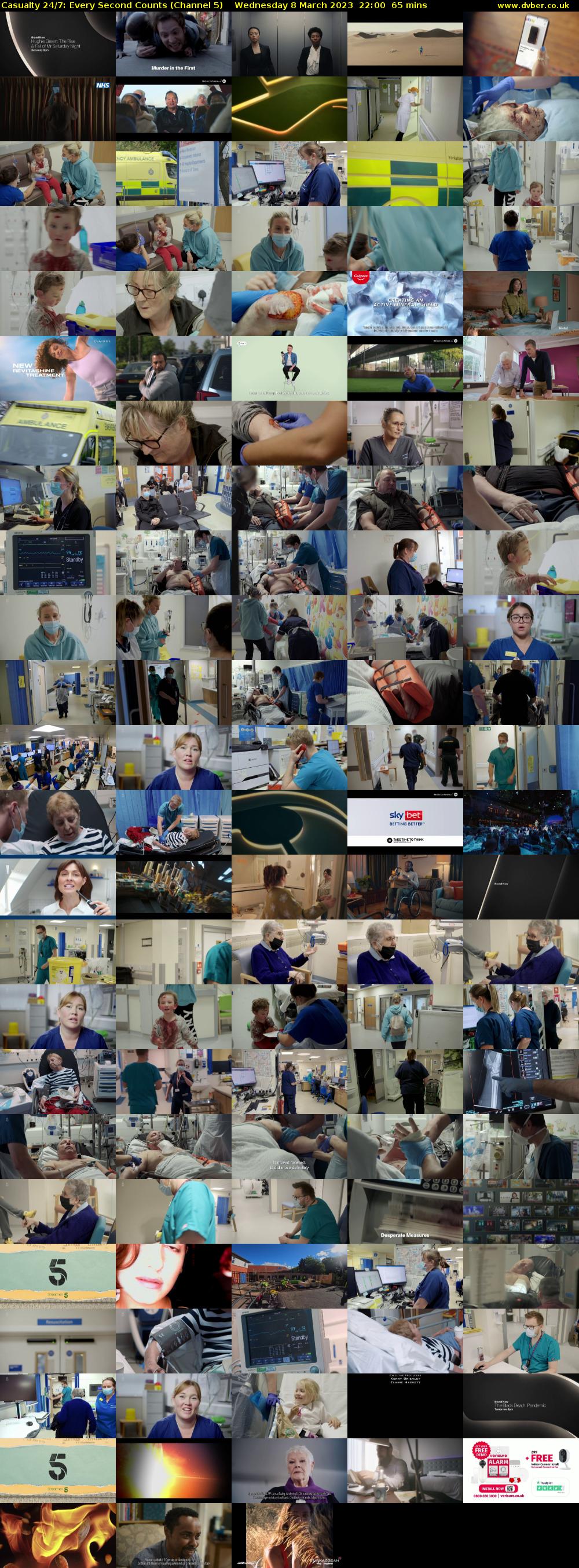 Casualty 24/7: Every Second Counts (Channel 5) Wednesday 8 March 2023 22:00 - 23:05