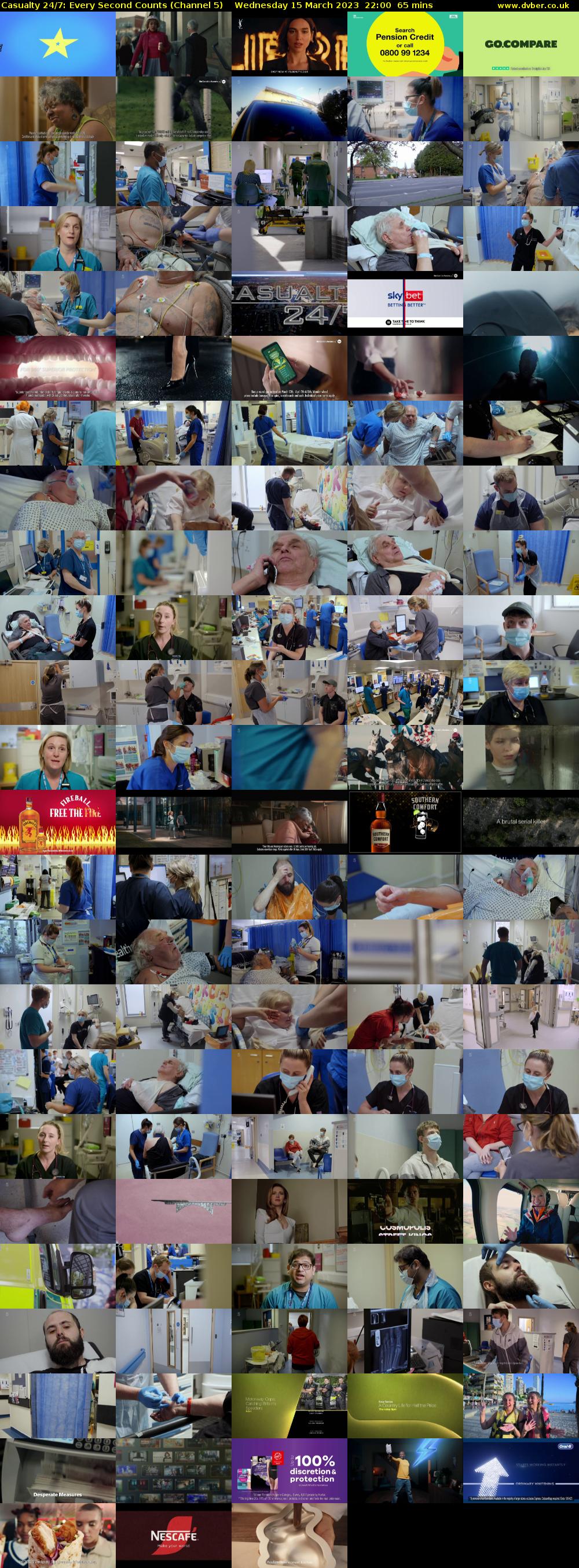 Casualty 24/7: Every Second Counts (Channel 5) Wednesday 15 March 2023 22:00 - 23:05