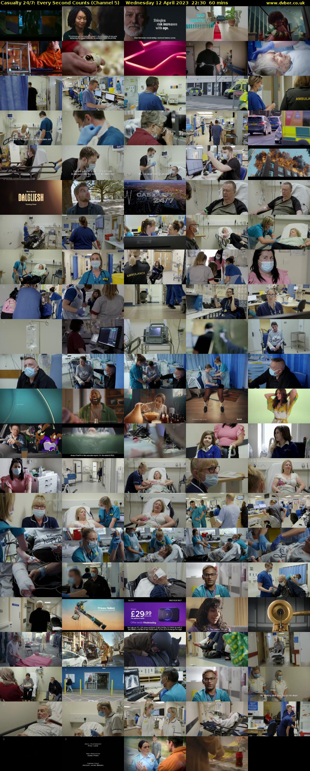 Casualty 24/7: Every Second Counts (Channel 5) Wednesday 12 April 2023 22:30 - 23:30