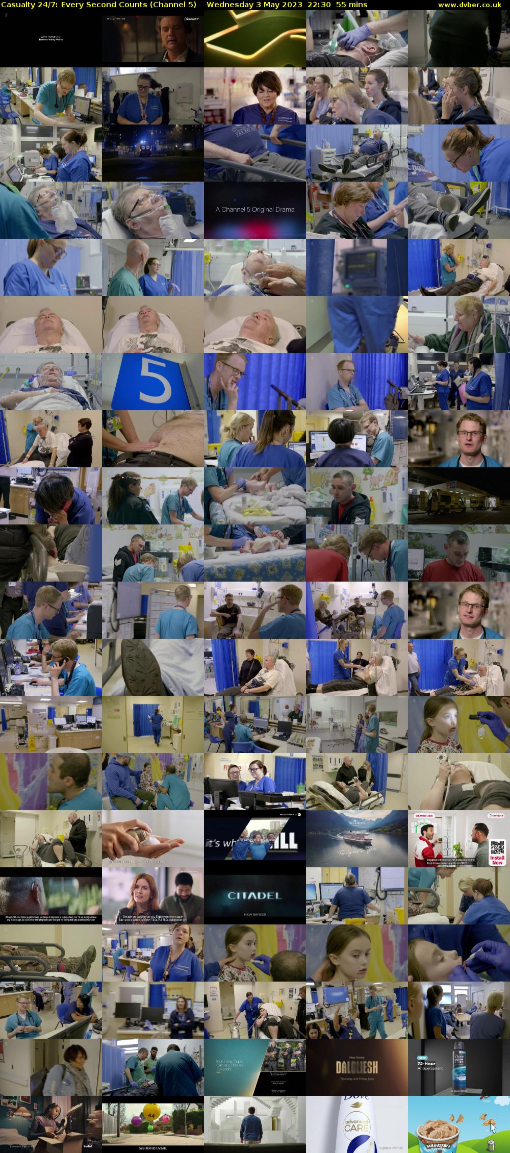 Casualty 24/7: Every Second Counts (Channel 5) Wednesday 3 May 2023 22:30 - 23:25