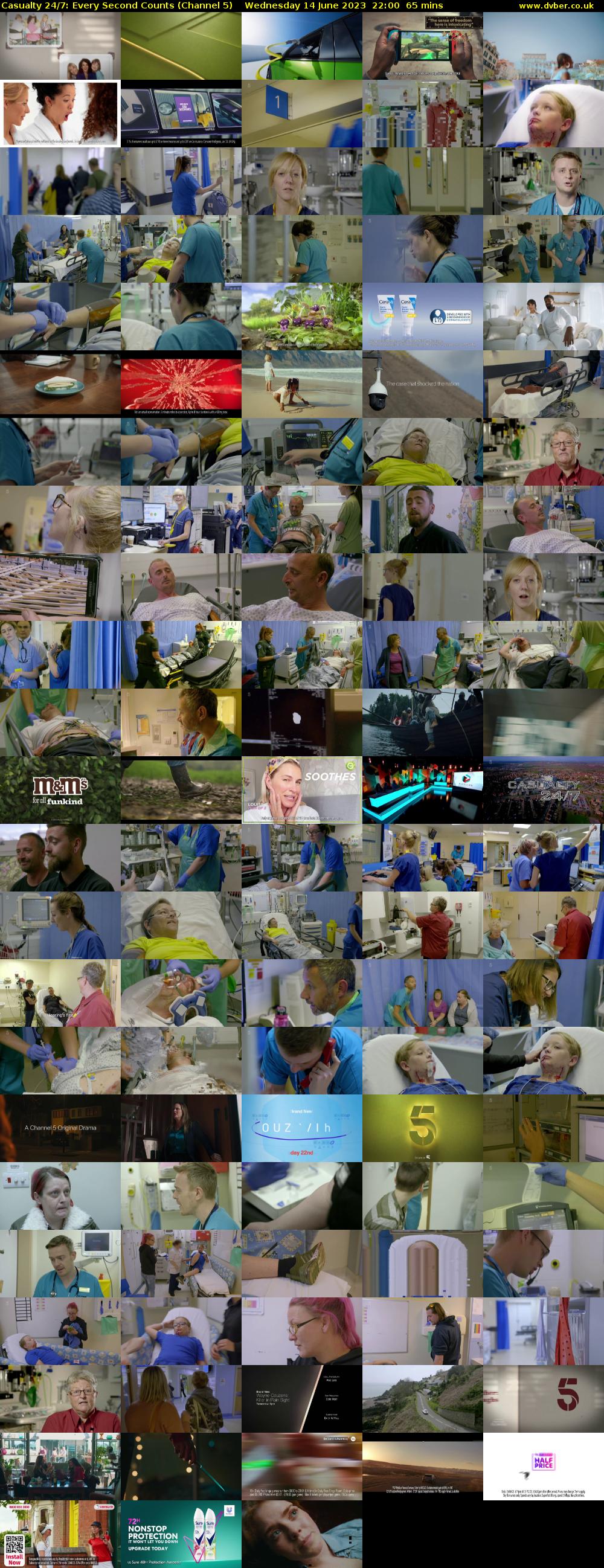Casualty 24/7: Every Second Counts (Channel 5) Wednesday 14 June 2023 22:00 - 23:05