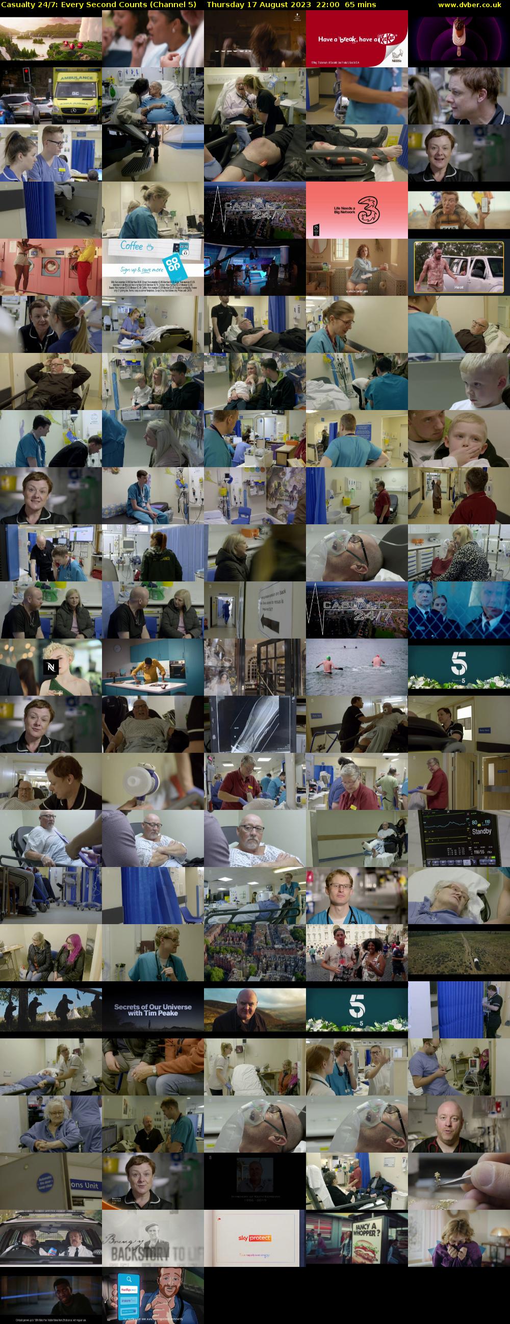 Casualty 24/7: Every Second Counts (Channel 5) Thursday 17 August 2023 22:00 - 23:05