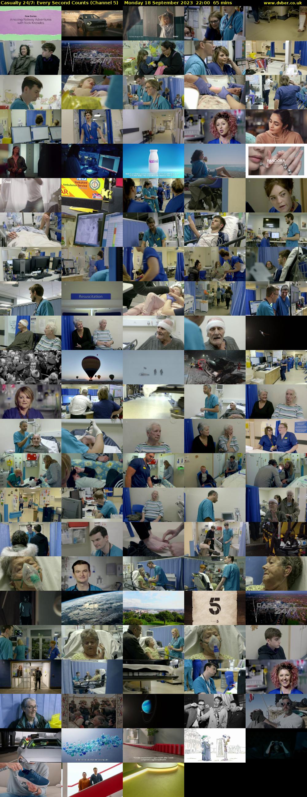 Casualty 24/7: Every Second Counts (Channel 5) Monday 18 September 2023 22:00 - 23:05
