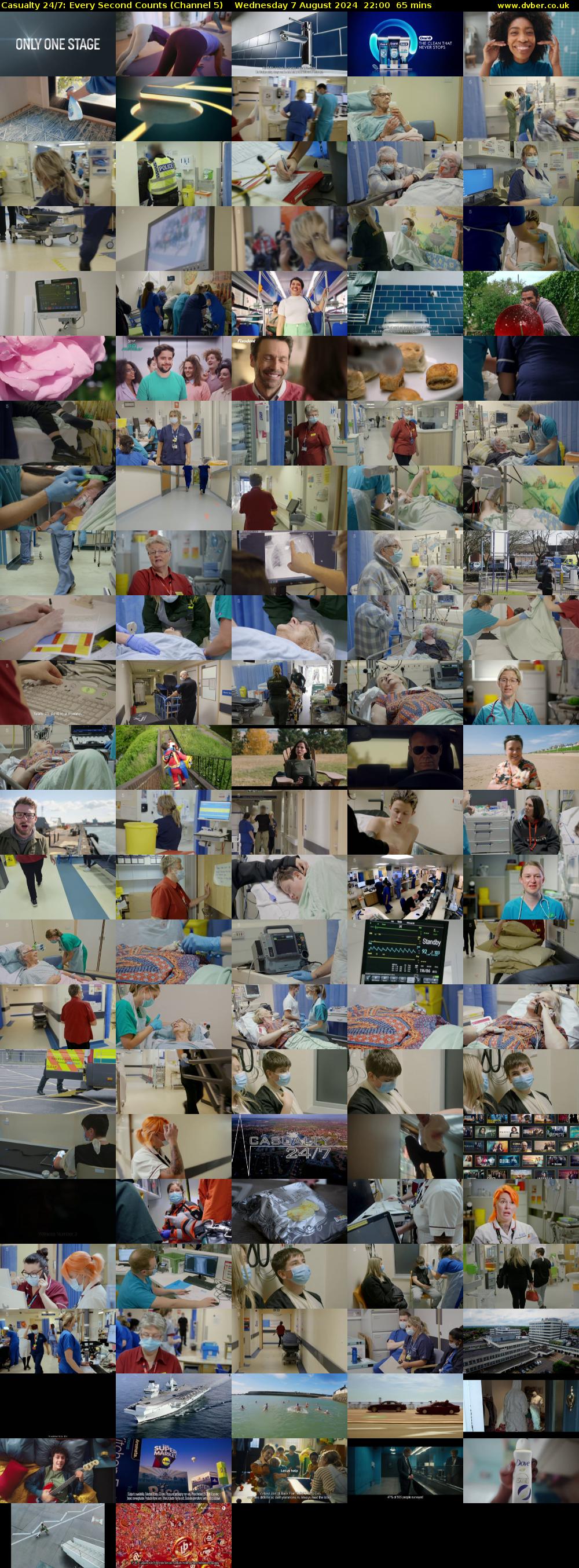 Casualty 24/7: Every Second Counts (Channel 5) Wednesday 7 August 2024 22:00 - 23:05