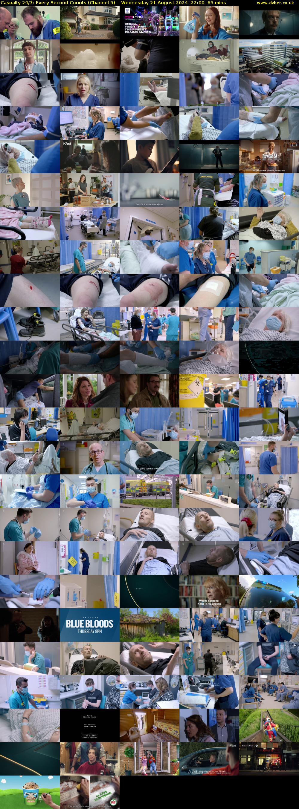 Casualty 24/7: Every Second Counts (Channel 5) Wednesday 21 August 2024 22:00 - 23:05