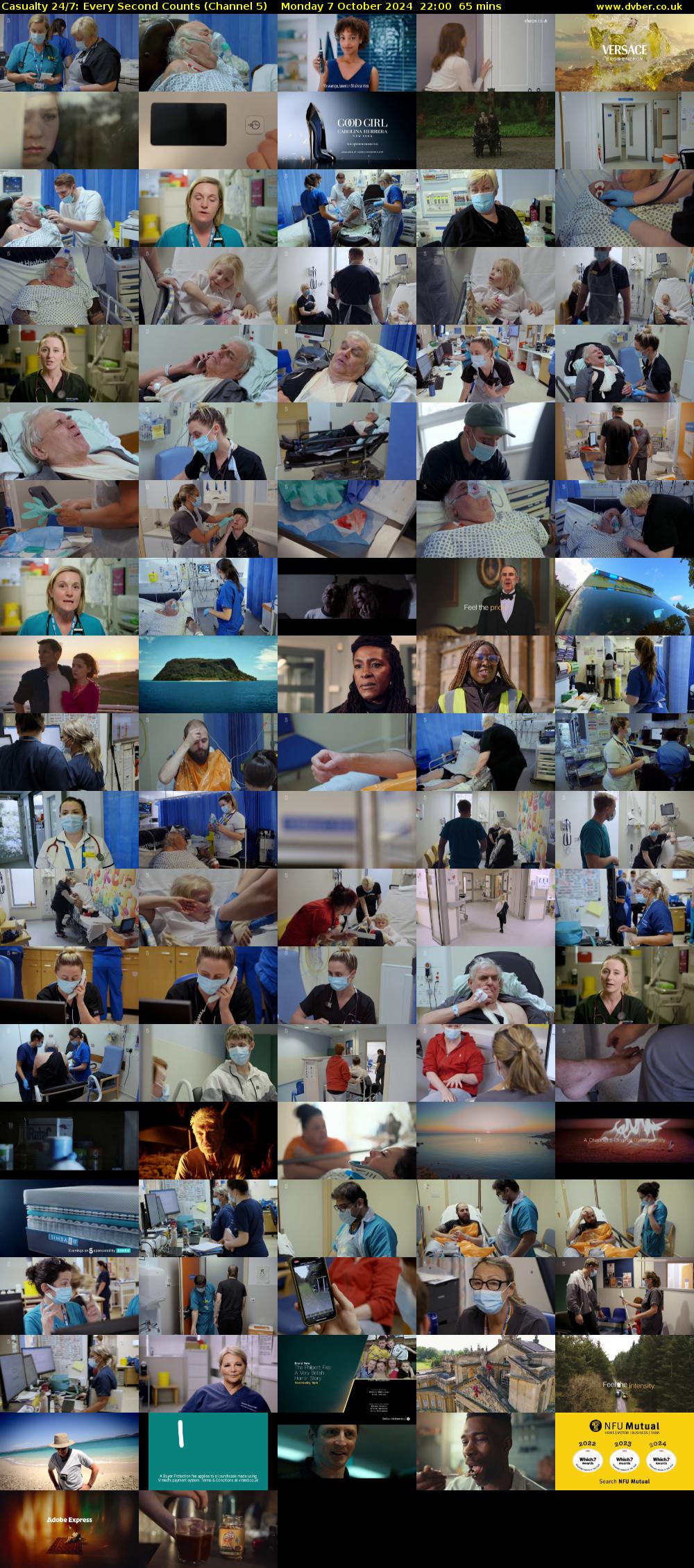 Casualty 24/7: Every Second Counts (Channel 5) Monday 7 October 2024 22:00 - 23:05