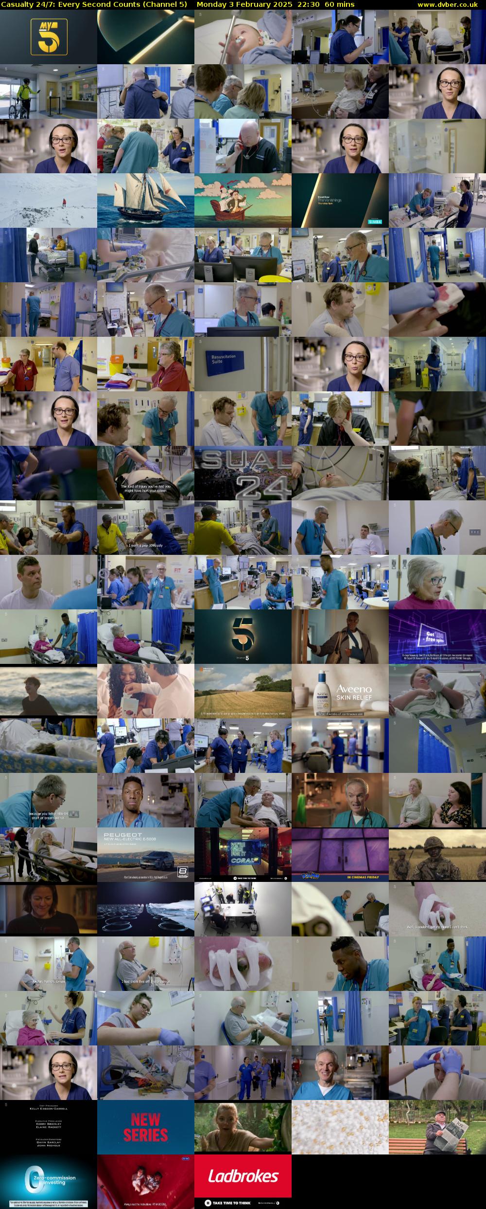 Casualty 24/7: Every Second Counts (Channel 5) Monday 3 February 2025 22:30 - 23:30