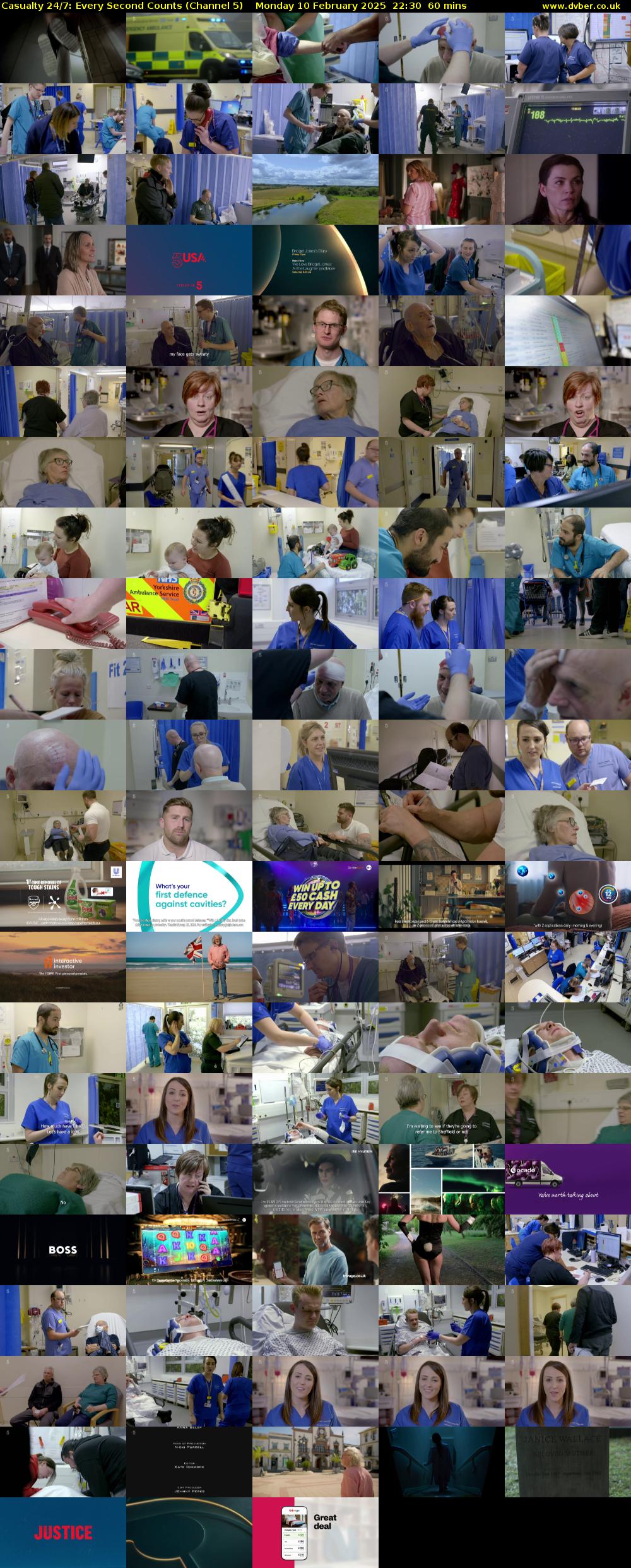 Casualty 24/7: Every Second Counts (Channel 5) Monday 10 February 2025 22:30 - 23:30