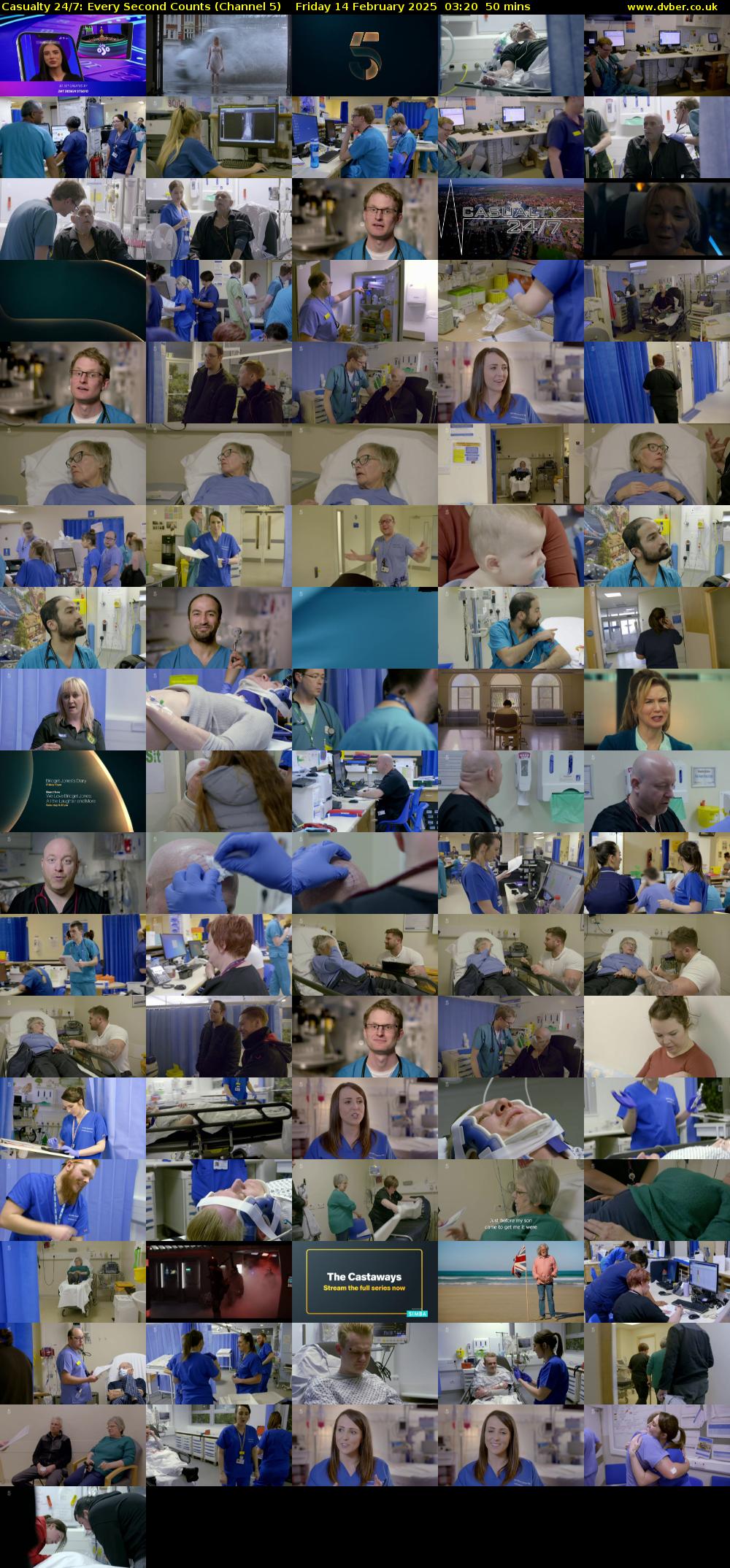 Casualty 24/7: Every Second Counts (Channel 5) Friday 14 February 2025 03:20 - 04:10