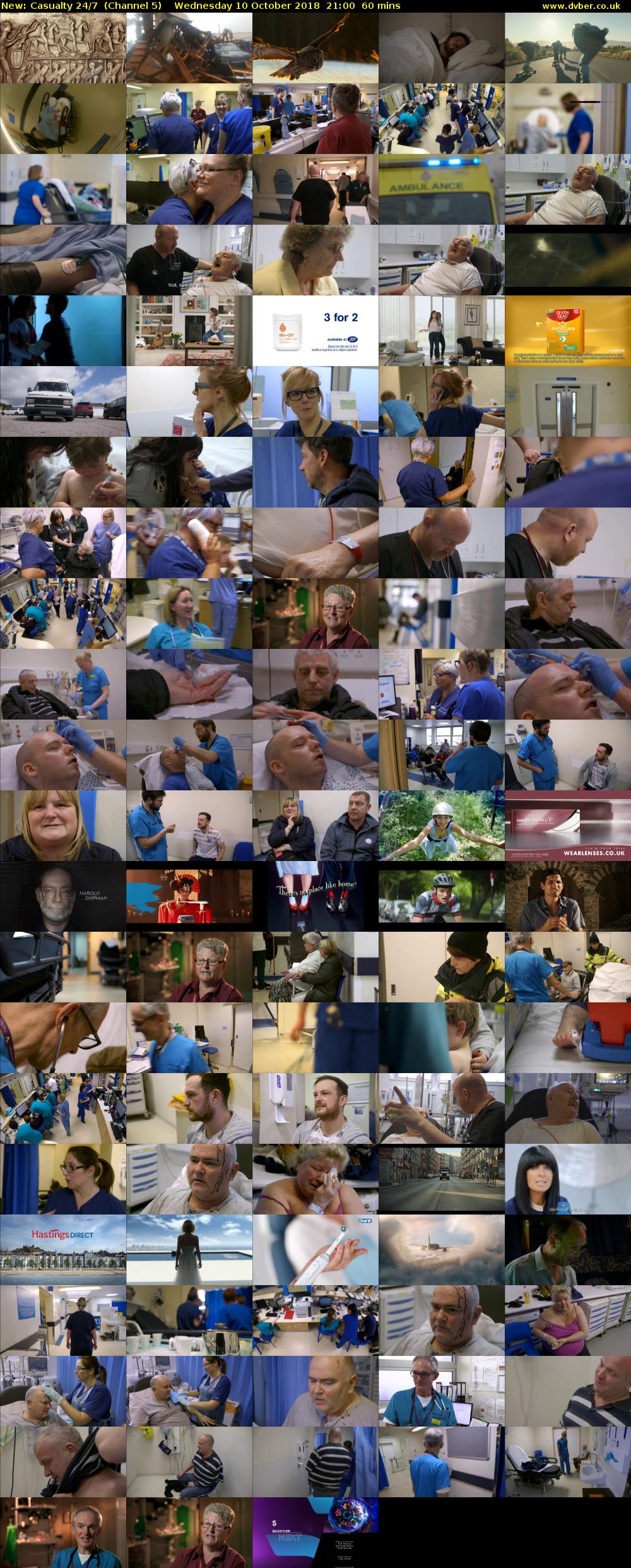 Casualty 24/7 (Channel 5) Wednesday 10 October 2018 21:00 - 22:00