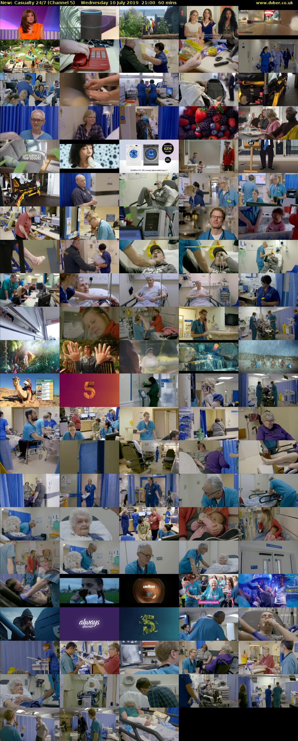 Casualty 24/7 (Channel 5) Wednesday 10 July 2019 21:00 - 22:00