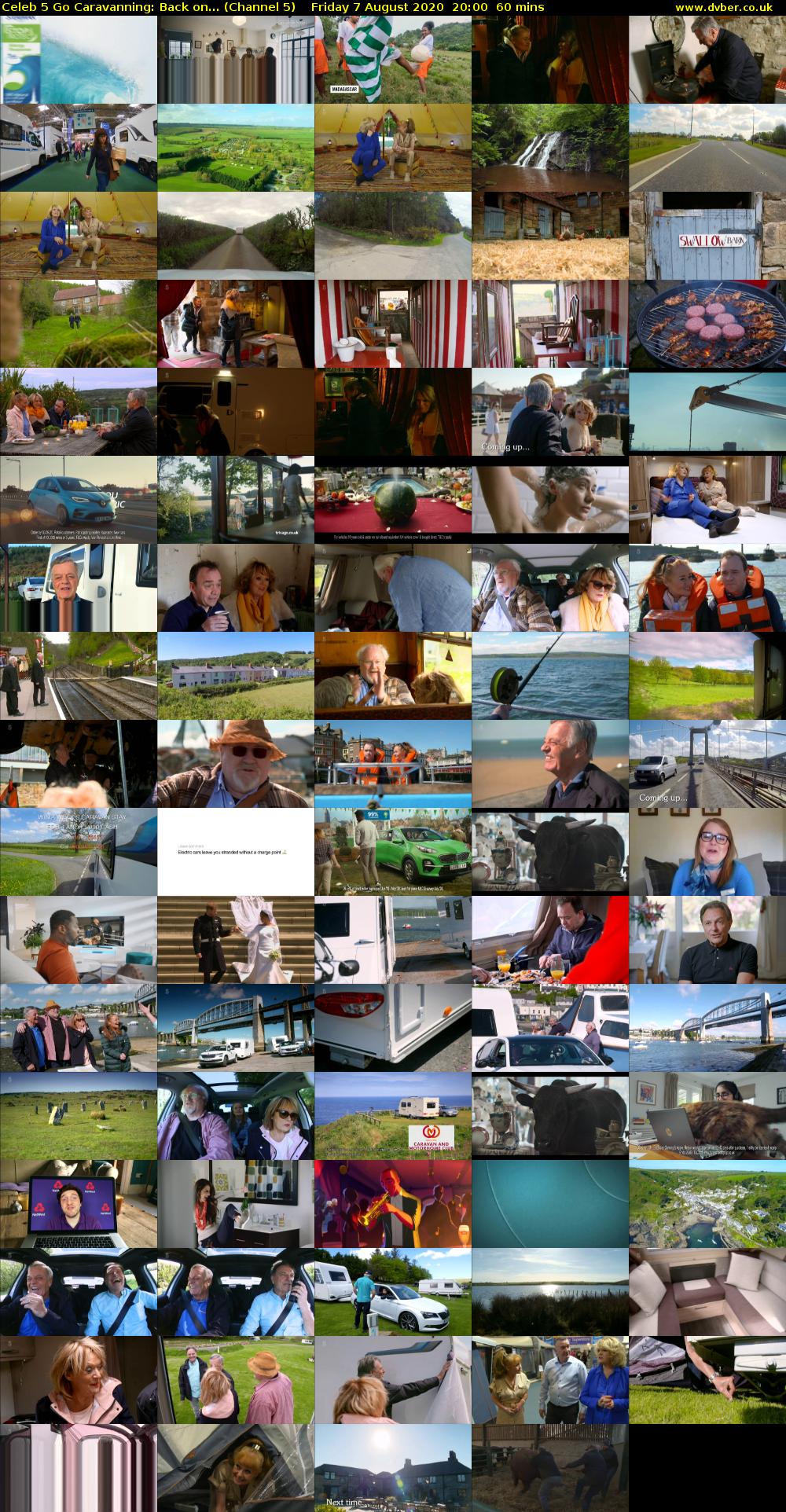 Celeb 5 Go Caravanning: Back on... (Channel 5) Friday 7 August 2020 20:00 - 21:00
