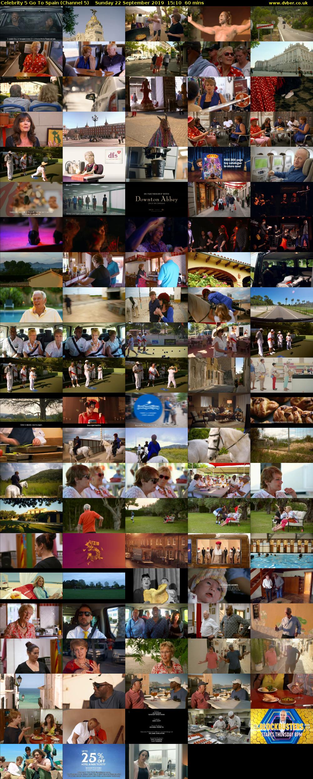 Celebrity 5 Go To Spain (Channel 5) Sunday 22 September 2019 15:10 - 16:10