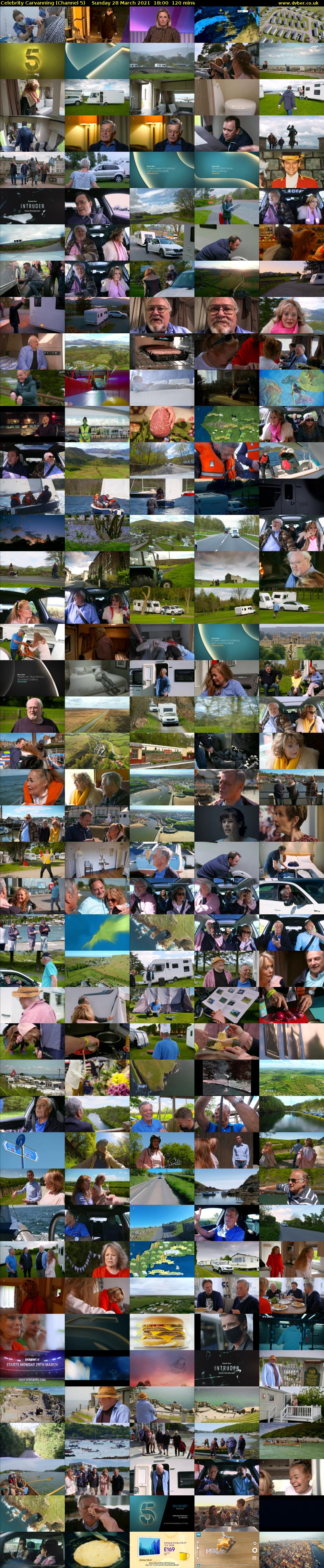 Celebrity Carvanning (Channel 5) Sunday 28 March 2021 18:00 - 20:00