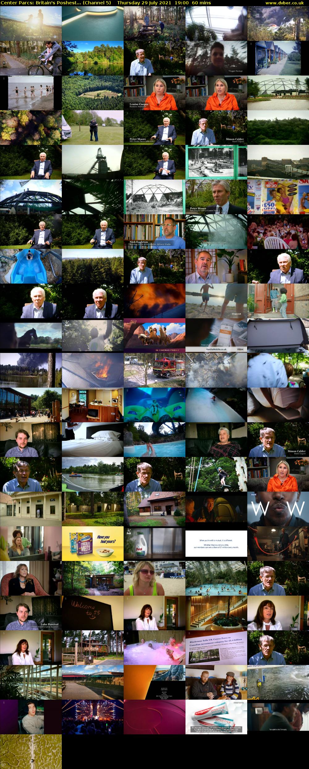Center Parcs: Britain's Poshest... (Channel 5) Thursday 29 July 2021 19:00 - 20:00