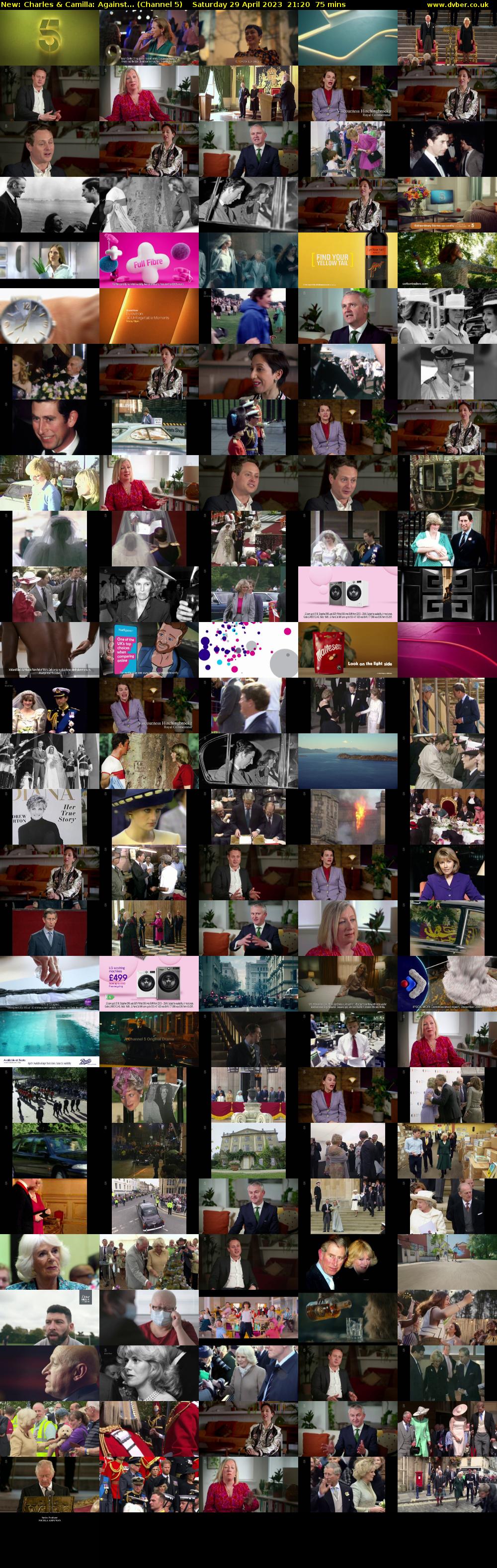 Charles & Camilla: Against... (Channel 5) Saturday 29 April 2023 21:20 - 22:35