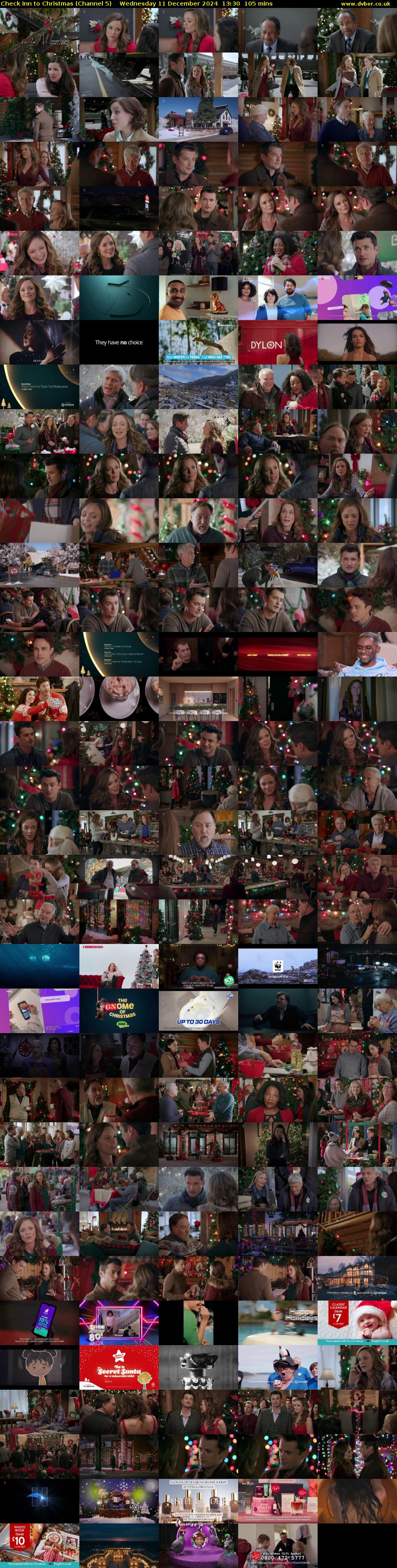 Check Inn to Christmas (Channel 5) Wednesday 11 December 2024 13:30 - 15:15