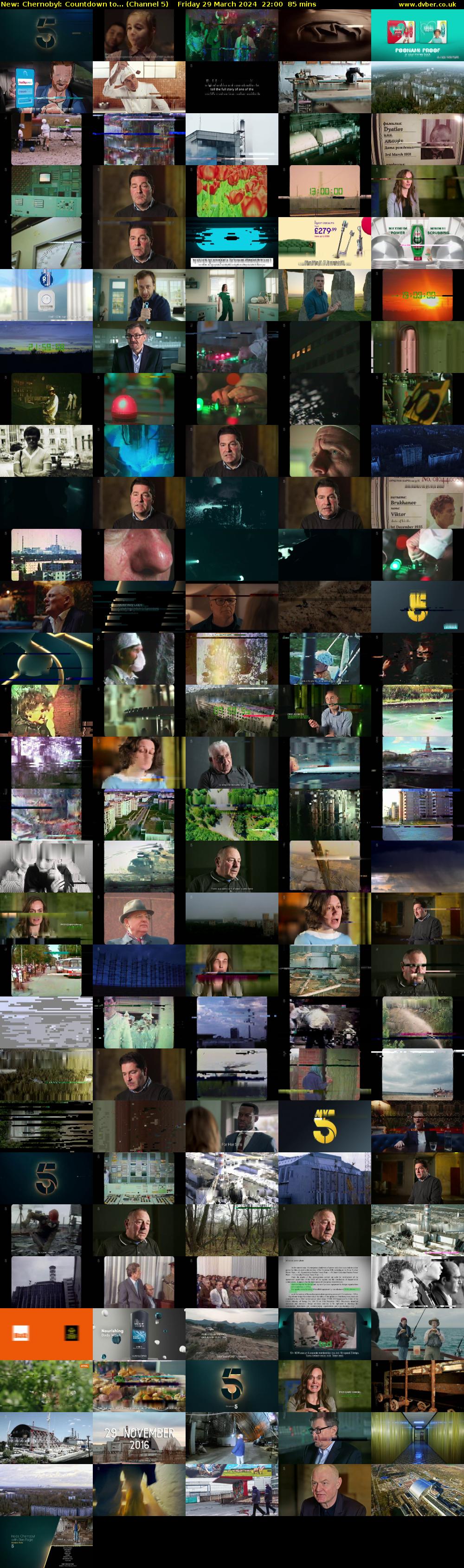 Chernobyl: Countdown to... (Channel 5) Friday 29 March 2024 22:00 - 23:25