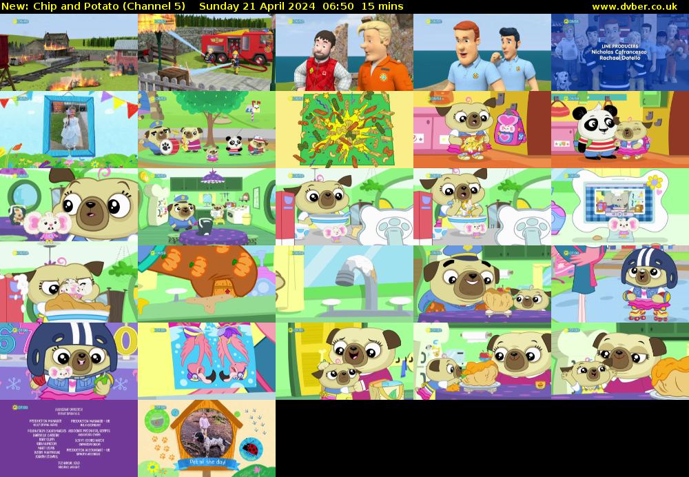 Chip and Potato (Channel 5) Sunday 21 April 2024 06:50 - 07:05