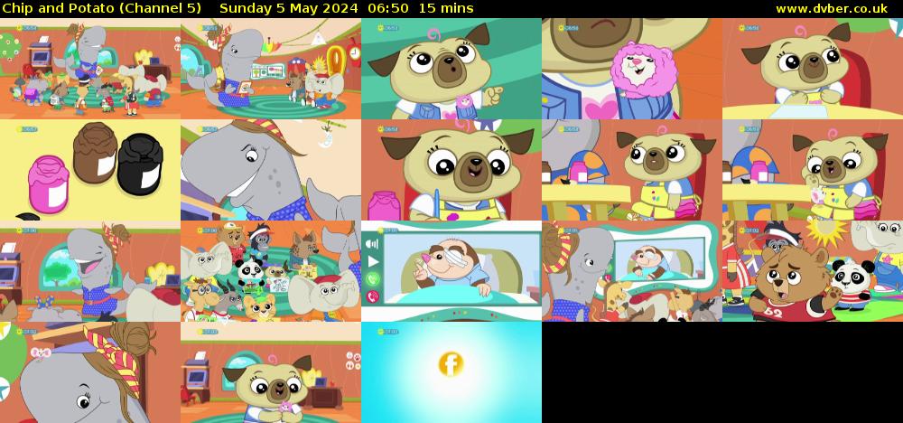Chip and Potato (Channel 5) Sunday 5 May 2024 06:50 - 07:05