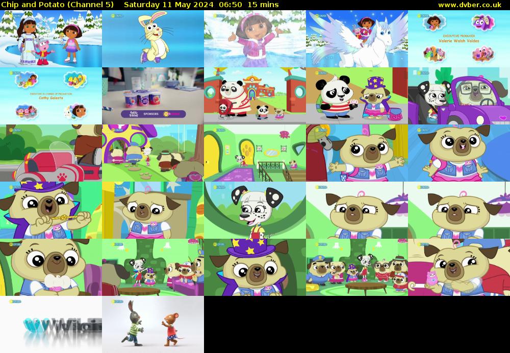 Chip and Potato (Channel 5) Saturday 11 May 2024 06:50 - 07:05