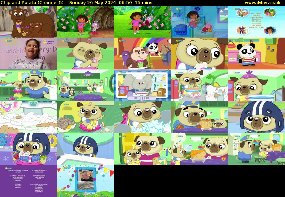 Chip and Potato (Channel 5) Sunday 26 May 2024 06:50 - 07:05