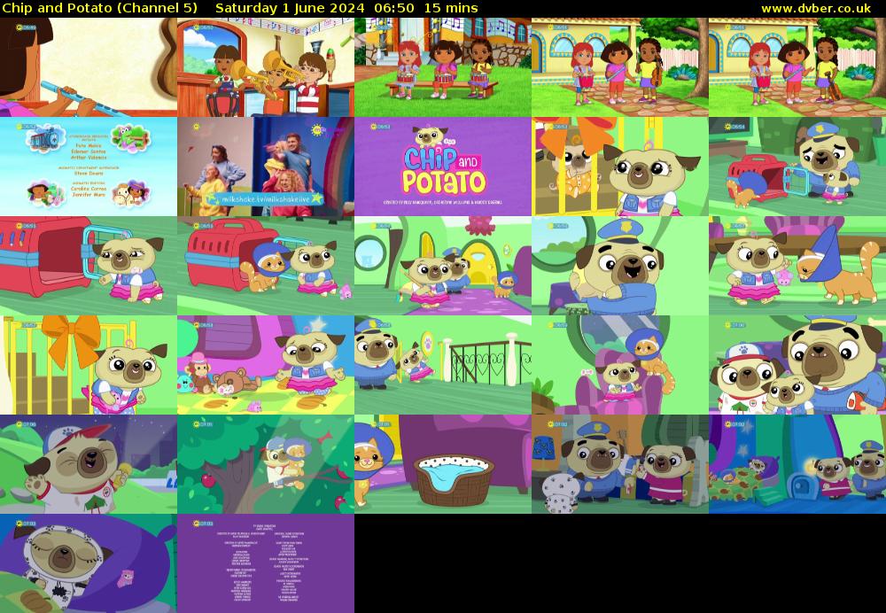 Chip and Potato (Channel 5) Saturday 1 June 2024 06:50 - 07:05