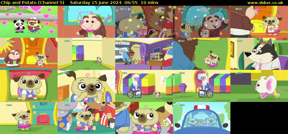 Chip and Potato (Channel 5) Saturday 15 June 2024 06:55 - 07:05