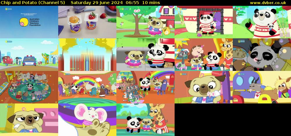 Chip and Potato (Channel 5) Saturday 29 June 2024 06:55 - 07:05