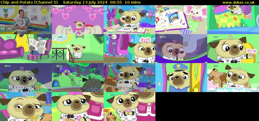 Chip and Potato (Channel 5) Saturday 13 July 2024 06:55 - 07:05